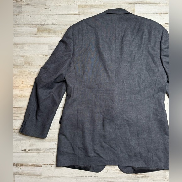 Brooks Brothers Blazer Sport Coat Jacket Mens 42R 2 Button gray - Picture 8 of 11